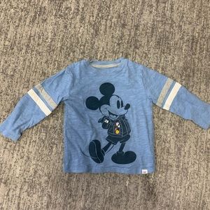 NWOT Gap x Disney Mickey Mouse Long Sleeve Shirt